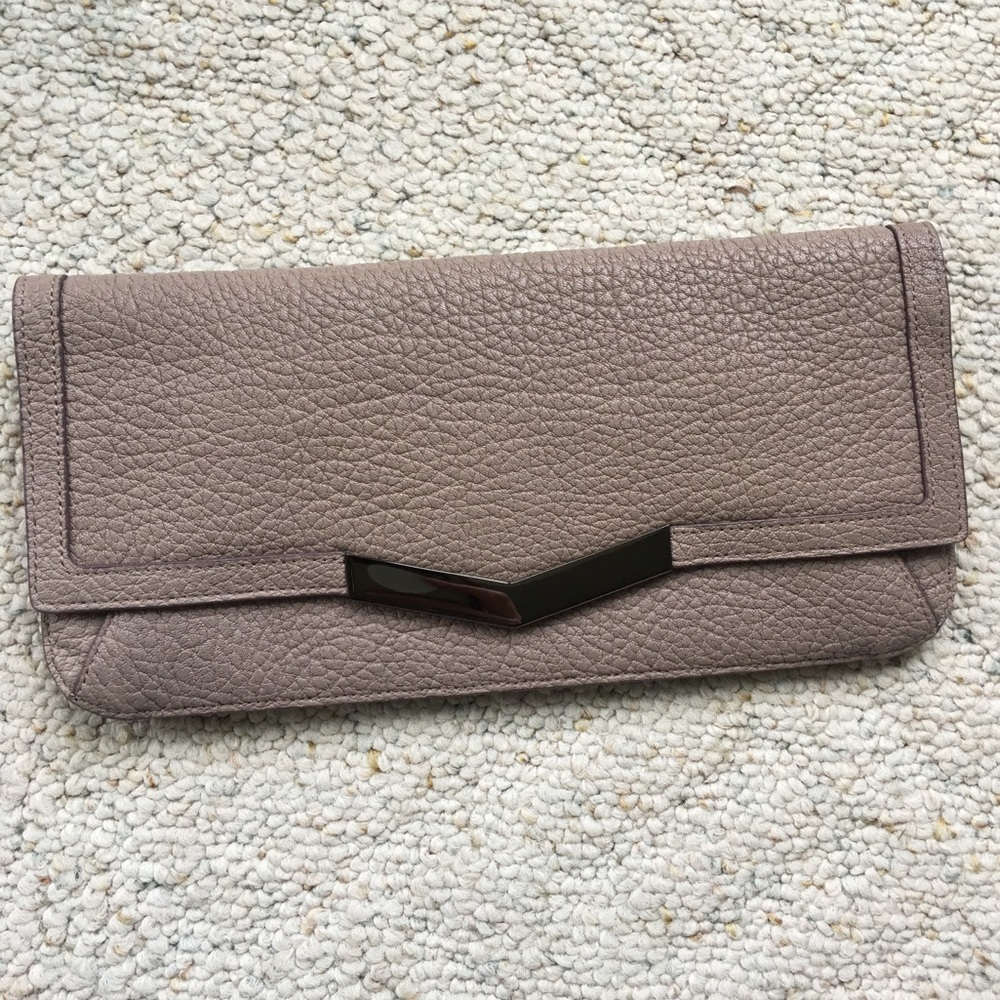 Time's Arrow Clutch - Taupe